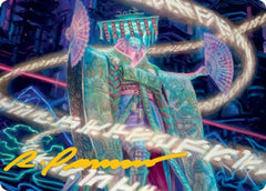 Satsuki, the Living Lore Art Card (Gold-Stamped Signature) [Kamigawa: Neon Dynasty Art Series]-1