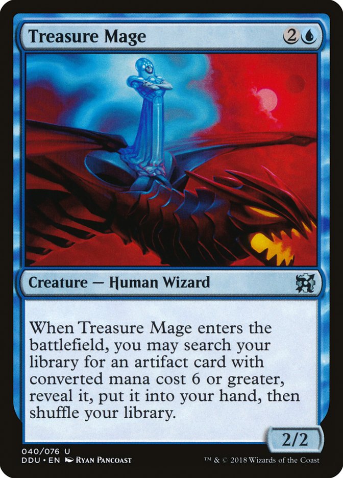Treasure Mage [Duel Decks: Elves vs. Inventors]-1