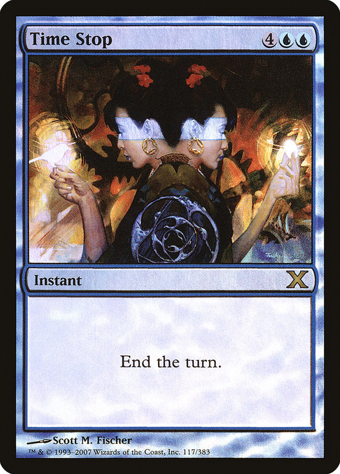 Time Stop (Premium Foil) [Tenth Edition]-1