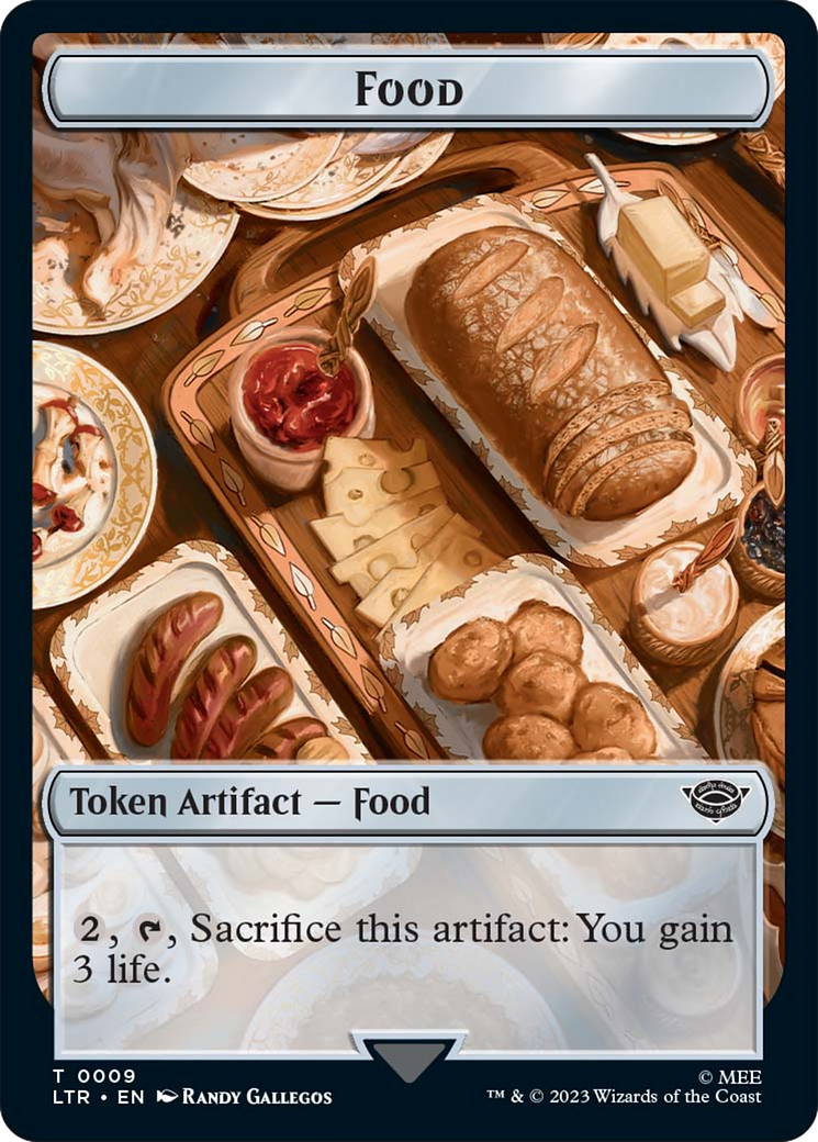 Treefolk // Food Token [The Lord of the Rings: Tales of Middle-Earth Commander Tokens]-2