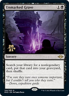 Unmarked Grave [Modern Horizons 2 Prerelease Promos]-1