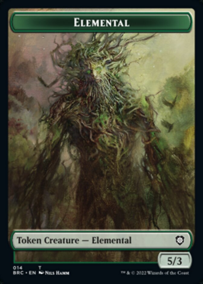 Powerstone // Elemental Double-Sided Token [The Brothers' War Tokens]-2