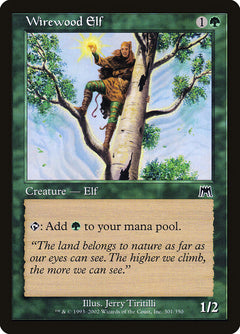 Wirewood Elf [Onslaught]-1