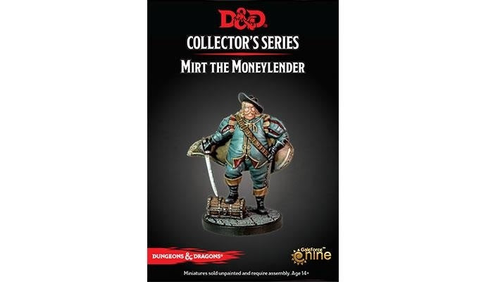 D&D Collectors Series Miniatures Waterdeep Dragon Heist Mirt the Moneylender