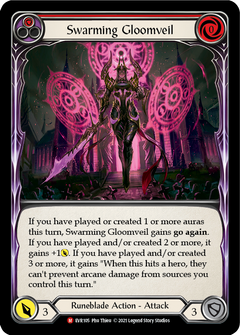 Swarming Gloomveil [EVR105] (Everfest)  1st Edition Rainbow Foil-1