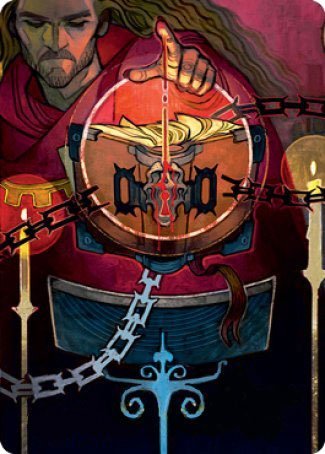 Sign in Blood Art Card [Strixhaven: School of Mages Art Series]-1