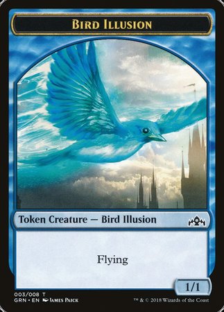 Bird Illusion Token [Guilds of Ravnica Tokens]-1