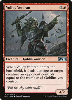 Volley Veteran [Core Set 2019]-1