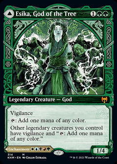 Esika, God of the Tree // The Prismatic Bridge (Showcase) [Kaldheim]-1