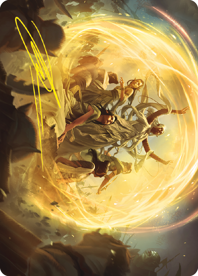 Heroic Intervention Art Card (Gold-Stamped Signature) [The Lord of the Rings: Tales of Middle-earth Art Series]-1