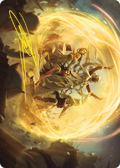 Heroic Intervention Art Card (Gold-Stamped Signature) [The Lord of the Rings: Tales of Middle-earth Art Series]-1