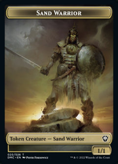 Phyrexian // Sand Warrior Double-Sided Token [Dominaria United Tokens]-2