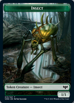 Insect // Treasure Double-Sided Token [Innistrad: Crimson Vow Tokens]-1
