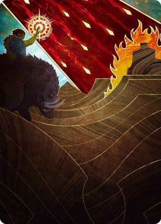 Stone Rain Art Card [Strixhaven: School of Mages Art Series]-1