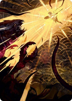 Defiant Strike Art Card [Strixhaven: School of Mages Art Series]-1