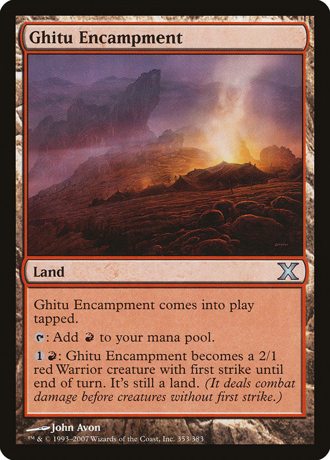 Ghitu Encampment [Tenth Edition]-1