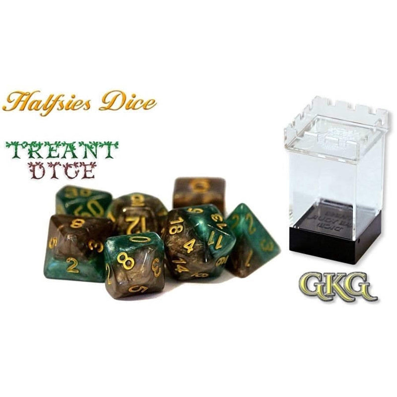 Halfsies Dice Treant Dice with Upgraded Dice Case-1