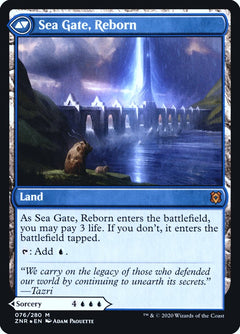 Sea Gate Restoration // Sea Gate, Reborn [Zendikar Rising Prerelease Promos]-2