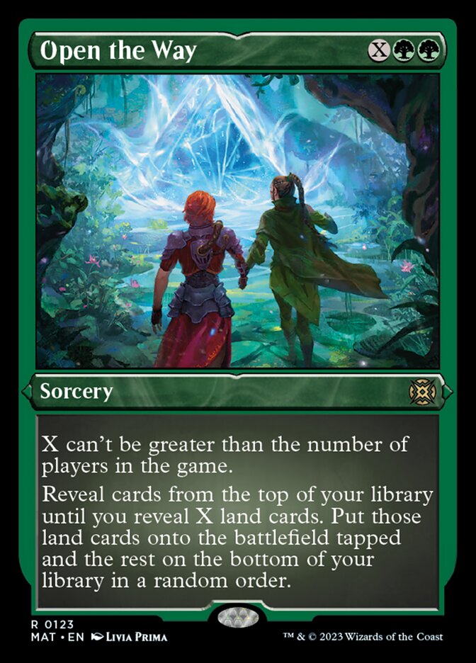 Open the Way (Foil Etched) [March of the Machine: The Aftermath]-1