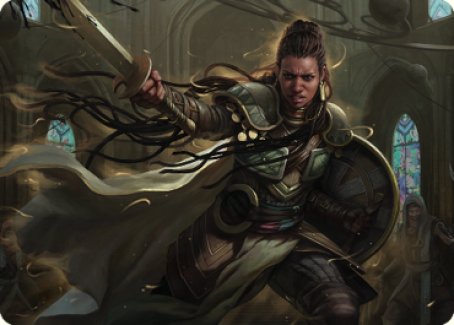 Shanna, Purifying Blade Art Card 1 [Dominaria United Art Series]-1