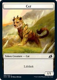 Cat // Human Soldier (003) Double-Sided Token [Ikoria: Lair of Behemoths Tokens]-1