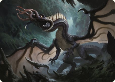 Brainstealer Dragon Art Card [Commander Legends: Battle for Baldur's Gate Art Series]-1