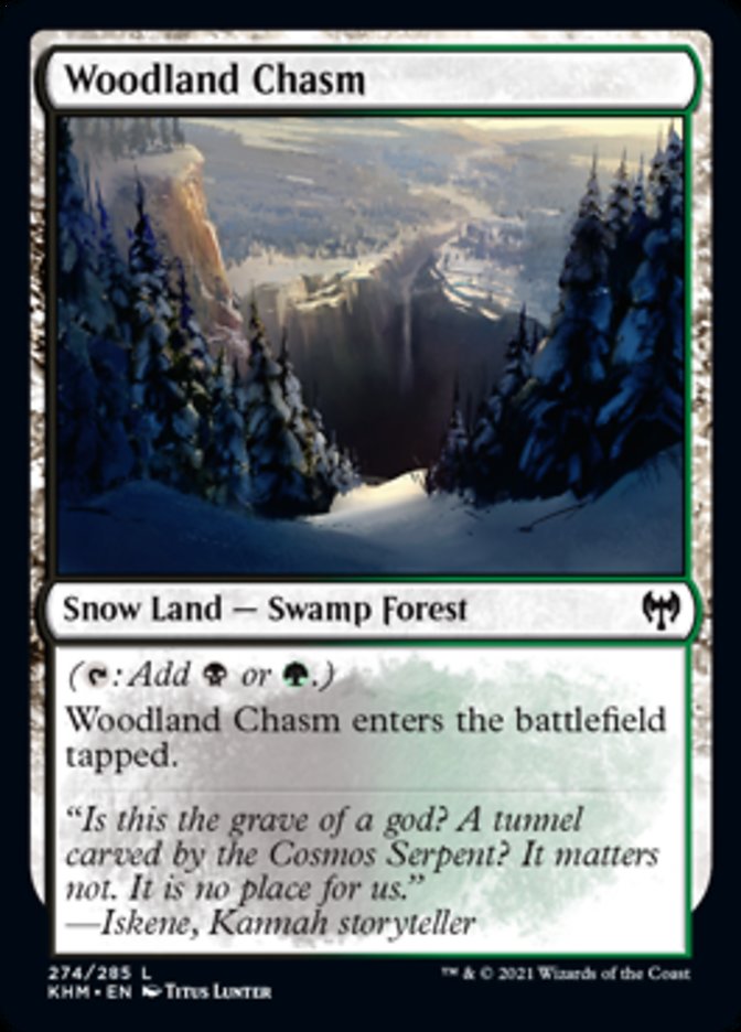 Woodland Chasm [Kaldheim]-1