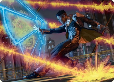 Wingshield Agent Art Card [Streets of New Capenna Art Series]-1