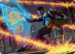 Wingshield Agent Art Card [Streets of New Capenna Art Series]-1
