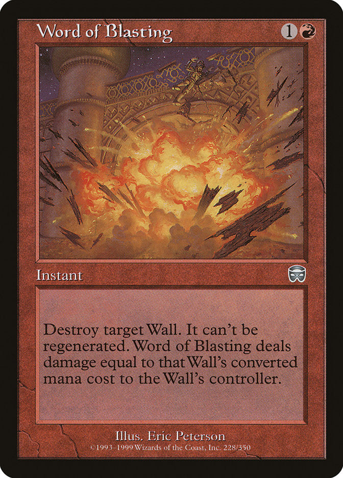 Word of Blasting [Mercadian Masques]-1