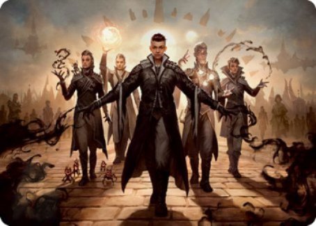 Silverquill Command Art Card [Strixhaven: School of Mages Art Series]-1