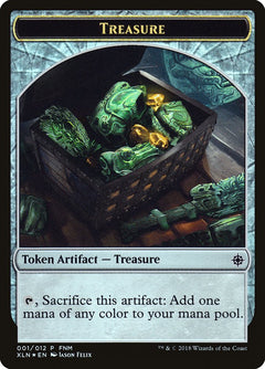 Merfolk // Treasure Double-Sided Token [Friday Night Magic 2018]-2