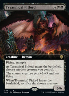 Tyrannical Pitlord (Extended Art) [Dominaria United]-1