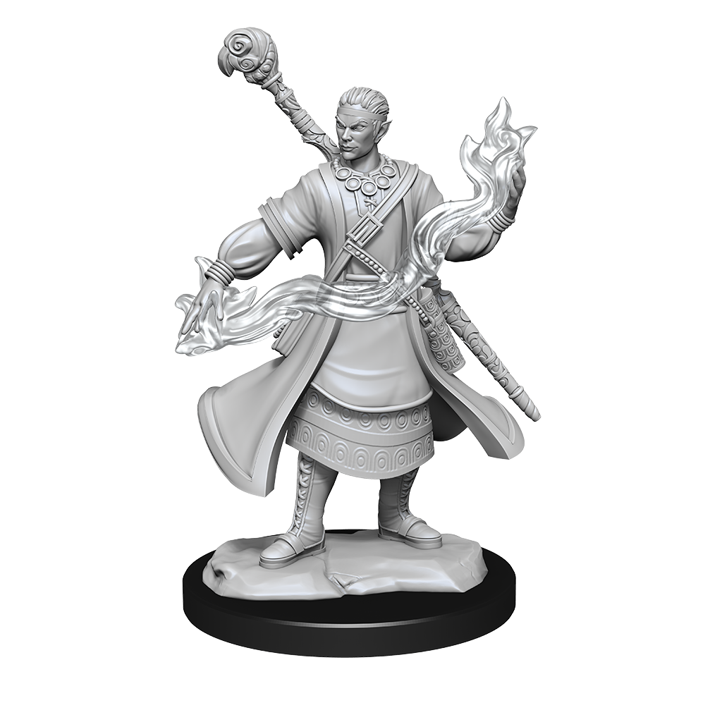 D&D Nolzurs Marvelous Unpainted Miniatures Half-Elf Wizard Male-1