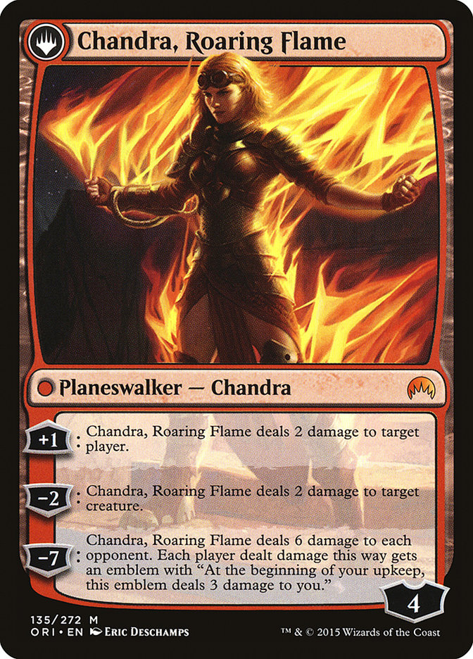 Chandra, Fire of Kaladesh // Chandra, Roaring Flame [Magic Origins]-2
