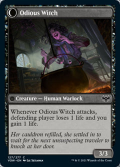 Ragged Recluse // Odious Witch [Innistrad: Crimson Vow]-2