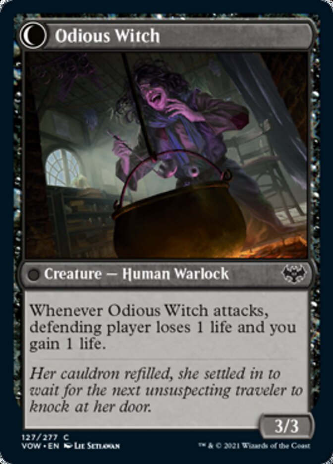 Ragged Recluse // Odious Witch [Innistrad: Crimson Vow]-2