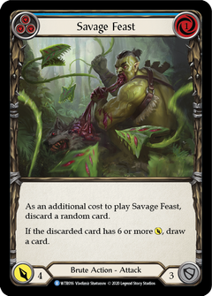 Savage Feast (Blue) [U-WTR016] (Welcome to Rathe Unlimited)  Unlimited Rainbow Foil-1