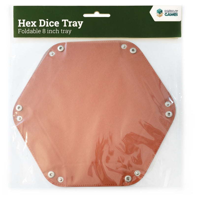 LPG Hex Dice Tray 8" Red-1