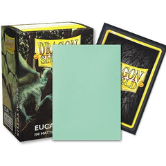Sleeves - Dragon Shield - Box 100 - Standard Size Dual Matte Eucalyptus Green Lehel-1
