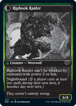 Hookhand Mariner // Riphook Raider [Innistrad: Double Feature]-2