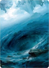 Island 3 Art Card [Zendikar Rising Art Series]-1