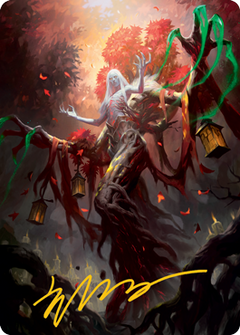 Wrenn and Seven Art Card (Gold-Stamped Signature) [Innistrad: Midnight Hunt Art Series]-1