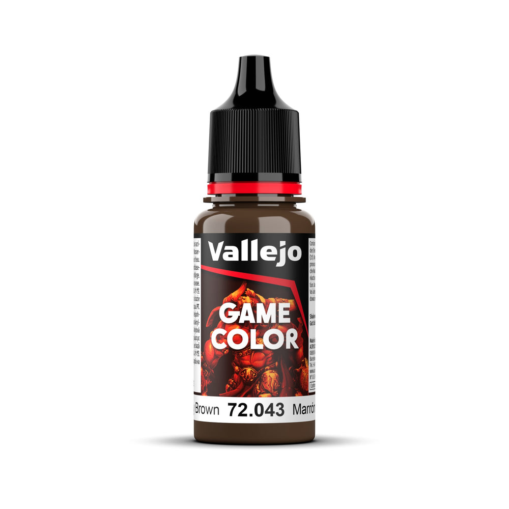 Vallejo Game Color Beasty Brown 18ml Acrylic Paint