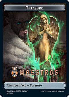 Treasure Token (Maestros) (Southeast Asia Artists) [Streets of New Capenna Tokens]-1