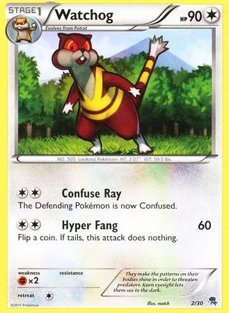 Watchog (2/30) [Black & White: Trainer Kit - Zoroark]-1