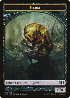 Stoneforged Blade // Germ Double-Sided Token [Commander 2014 Tokens]-2