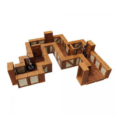 WarLock Tiles Expansion Pack - 1 inch Town & Village Straight Walls-1