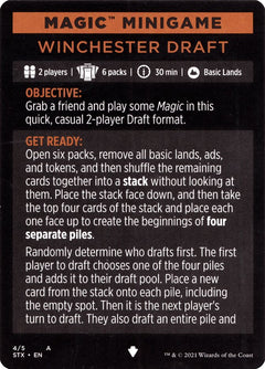 Winchester Draft (Magic Minigame) [Strixhaven: School of Mages Minigame]-1