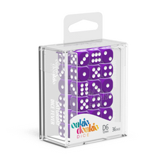 Oakie Doakie Dice D6 12 mm Solid - Purple (36)-1